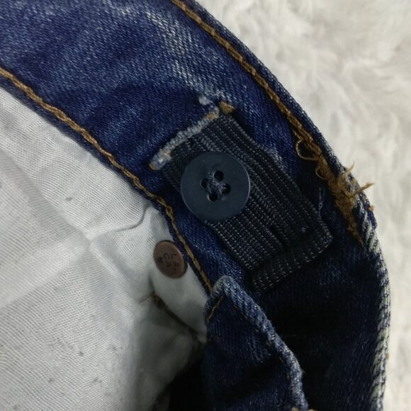 Lucky Brand Girls Jeans Classic Straight Denim Blue Loose Fit Medium Wash 18 - Picture 14 of 14